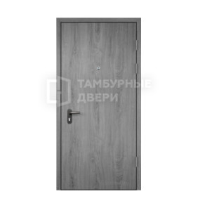 Дверь в тамбур глухая утепленная винорит — скелет ТД-80